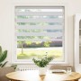 Estor cebra blanco 105x100 cm tejido ancho 100,9 cm poliéster de , Persianas y estores - Ref: Foro24-4014730, Precio: 20,34 €
