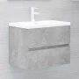 Concrete gray plywood sink cabinet 60x38.5x45 cm by vidaXL, Bathroom furniture - Ref: Foro24-804741, Price: 47,42 €, Discount: %