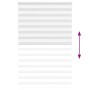 Estor cebra blanco 150x200 cm tejido ancho 145,9 cm poliéster by , Blinds and blinds - Ref: Foro24-4014791, Price: 37,10 €, D...