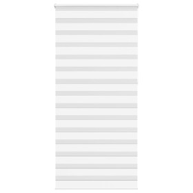 Estor cebra blanco 105x230 cm tejido ancho 100,9 cm poliéster by , Blinds and blinds - Ref: Foro24-4014808, Price: 29,91 €, D...
