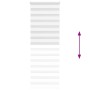 Estor cebra blanco 80x230 cm tejido ancho 75,9 cm poliéster by , Blinds and blinds - Ref: Foro24-4014803, Price: 30,99 €, Dis...