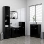 Badezimmerschrank aus schwarzem Sperrholz, 60 x 33 x 80 cm von vidaXL, Badezimmermöbel - Ref: Foro24-805025, Preis: 78,84 €, ...