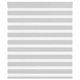 Estor cebra gris claro 125x150cm tejido ancho 120,9cm poliéster by , Blinds and blinds - Ref: Foro24-4014448, Price: 24,65 €,...