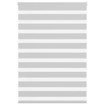 Estor cebra gris claro 100x150 cm tejido ancho 95,9cm poliéster by , Blinds and blinds - Ref: Foro24-4014443, Price: 26,32 €,...
