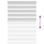 Estor cebra gris claro 100x150 cm tejido ancho 95,9cm poliéster by , Blinds and blinds - Ref: Foro24-4014443, Price: 26,32 €,...