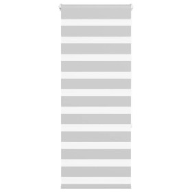 Estor cebra gris claro 65x150 cm tejido ancho 60,9 cm poliéster by , Blinds and blinds - Ref: Foro24-4014436, Price: 25,25 €,...