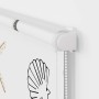 Estor enrollable para ducha casete tela 110x240 cm ancho 106 cm by , Blinds and blinds - Ref: Foro24-4015024, Price: 23,33 €,...