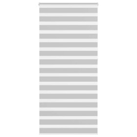 Estor cebra gris claro 100x230 cm tejido ancho 95,9cm poliéster by , Blinds and blinds - Ref: Foro24-4014495, Price: 29,27 €,...