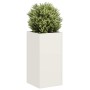 Jardinera de acero laminado en frío blanco 40x40x80 cm von , Töpfe und Pflanzgefäße - Ref: Foro24-860704, Preis: 84,70 €, Rab...