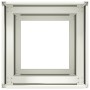 Jardinera de acero laminado en frío blanco 40x40x80 cm von , Töpfe und Pflanzgefäße - Ref: Foro24-860704, Preis: 84,70 €, Rab...