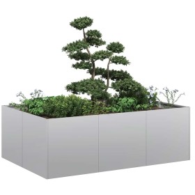 Jardinera 120x80x40 cm de acero galvanizado de , Maceteros y jardineras - Ref: Foro24-860750, Precio: 72,82 €, Descuento: %
