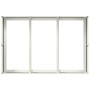 Jardinera acero blanco 120x80x40 cm von , Töpfe und Pflanzgefäße - Ref: Foro24-860746, Preis: 96,49 €, Rabatt: %