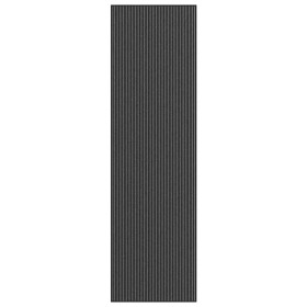 Felpudo a rayas negro y gris 115x400 cm von , Fußmatten - Ref: Foro24-4105599, Preis: 93,39 €, Rabatt: %