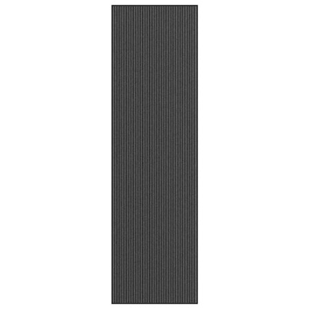 Felpudo a rayas negro y gris 115x400 cm by , Doormats - Ref: Foro24-4105599, Price: 95,11 €, Discount: %
