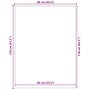 Felpudo azul 90x120 cm von , Fußmatten - Ref: Foro24-4105573, Preis: 31,34 €, Rabatt: %