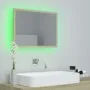 Badezimmerspiegel aus Sonoma-Eiche-Acryl, 60 x 8,5 x 37 cm von vidaXL, Badezimmerwaschtische - Ref: Foro24-804919, Preis: 39,...
