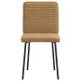 Sillas de comedor 2 unidades terciopelo marrón de , Sillas de comedor - Ref: Foro24-4101141, Precio: 89,26 €, Descuento: %