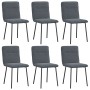 Sillas de comedor 6 unidades terciopelo gris oscuro von , Essstühle - Ref: Foro24-3315580, Preis: 249,49 €, Rabatt: %