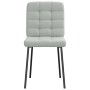 Sillas de comedor 4 unidades terciopelo gris claro von , Essstühle - Ref: Foro24-3315180, Preis: 170,83 €, Rabatt: %