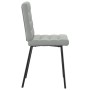 Sillas de comedor 4 unidades terciopelo gris claro von , Essstühle - Ref: Foro24-3315180, Preis: 170,83 €, Rabatt: %