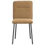 Sillas de comedor 4 unidades terciopelo marrón by , dining chairs - Ref: Foro24-3315317, Price: 169,21 €, Discount: %