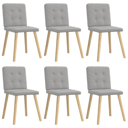 Sillas de comedor 6 uds tela gris nube von , Essstühle - Ref: Foro24-3315447, Preis: 293,44 €, Rabatt: %