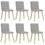Sillas de comedor 6 uds tela gris nube von , Essstühle - Ref: Foro24-3315447, Preis: 293,44 €, Rabatt: %