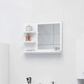 Badezimmerspiegel aus weißem Sperrholz 60x10,5x45 cm von vidaXL, Badezimmerwaschtische - Ref: Foro24-805006, Preis: 42,82 €, ...