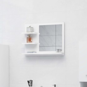 Badezimmerspiegel aus weißem Sperrholz 60x10,5x45 cm von vidaXL, Badezimmerwaschtische - Ref: Foro24-805006, Preis: 43,89 €, ...