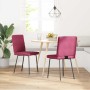 Sillas de comedor 2 unidades terciopelo rojo tinto von , Essstühle - Ref: Foro24-4101108, Preis: 86,43 €, Rabatt: %