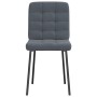 Sillas de comedor 6 unidades terciopelo gris oscuro von , Essstühle - Ref: Foro24-3315451, Preis: 258,82 €, Rabatt: %