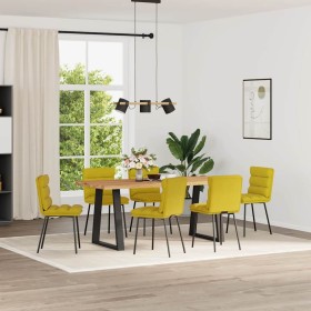 Sillas de comedor 6 unidades terciopelo amarillo von , Essstühle - Ref: Foro24-3315659, Preis: 267,82 €, Rabatt: %