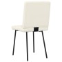 Sillas de comedor 4 unidades terciopelo crema de , Sillas de comedor - Ref: Foro24-3315212, Precio: 209,97 €, Descuento: %