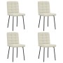 Sillas de comedor 4 unidades terciopelo crema von , Essstühle - Ref: Foro24-3315189, Preis: 170,45 €, Rabatt: %