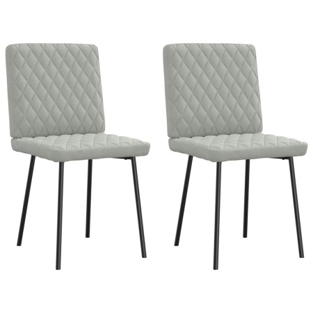 Sillas de comedor 2 unidades terciopelo gris claro von , Essstühle - Ref: Foro24-4101103, Preis: 86,06 €, Rabatt: %