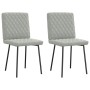 Sillas de comedor 2 unidades terciopelo gris claro von , Essstühle - Ref: Foro24-4101103, Preis: 86,06 €, Rabatt: %