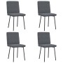 Sillas de comedor 4 unidades terciopelo gris oscuro von , Essstühle - Ref: Foro24-3315204, Preis: 166,40 €, Rabatt: %