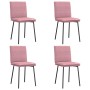 Sillas de comedor 4 unidades terciopelo rosa von , Essstühle - Ref: Foro24-3315348, Preis: 174,98 €, Rabatt: %