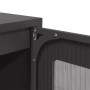 Aparador de acero laminado en frío negro 100,5x39x107 cm by , Sideboards - Ref: Foro24-853422, Price: 131,58 €, Discount: %