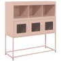 Aparador de acero laminado en frío rosa 100,5x39x107 cm von , Sideboards - Ref: Foro24-853417, Preis: 120,43 €, Rabatt: %