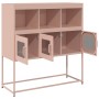 Aparador de acero laminado en frío rosa 100,5x39x107 cm von , Sideboards - Ref: Foro24-853417, Preis: 120,43 €, Rabatt: %