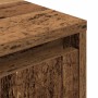 Mesilla de noche con luces LED madera vieja 38x34x50 cm de , Mesitas de noche - Ref: Foro24-861279, Precio: 45,24 €, Descuent...