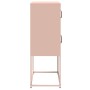 Aparador de acero rosa 68x39x107 cm by , Sideboards - Ref: Foro24-853345, Price: 101,89 €, Discount: %
