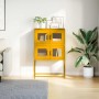 Aparador de acero amarillo mostaza 68x39x107 cm de , Aparadores - Ref: Foro24-853347, Precio: 75,12 €, Descuento: %