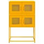 Aparador de acero amarillo mostaza 68x39x107 cm de , Aparadores - Ref: Foro24-853347, Precio: 75,12 €, Descuento: %