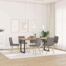 Sillas de comedor 6 unidades de tela gris taupe von , Essstühle - Ref: Foro24-3315631, Preis: 314,55 €, Rabatt: %