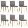 Sillas de comedor 6 unidades de tela gris taupe von , Essstühle - Ref: Foro24-3315631, Preis: 314,55 €, Rabatt: %