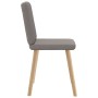 Sillas de comedor 4 unidades tela taupe de , Sillas de comedor - Ref: Foro24-3315303, Precio: 198,29 €, Descuento: %
