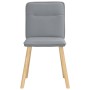 Sillas de comedor 4 unidades tela gris claro de , Sillas de comedor - Ref: Foro24-3315320, Precio: 203,05 €, Descuento: %