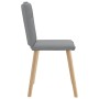 Sillas de comedor 4 unidades tela gris claro de , Sillas de comedor - Ref: Foro24-3315320, Precio: 203,05 €, Descuento: %